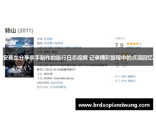 安赛龙分享亲手制作的旅行日志视频 记录精彩旅程中的点滴回忆